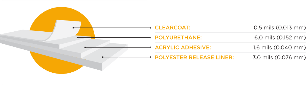 Paint Protection Film Layers