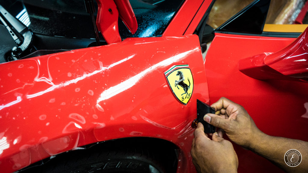 Ferrari 458 Italia Paint Protection Film Application