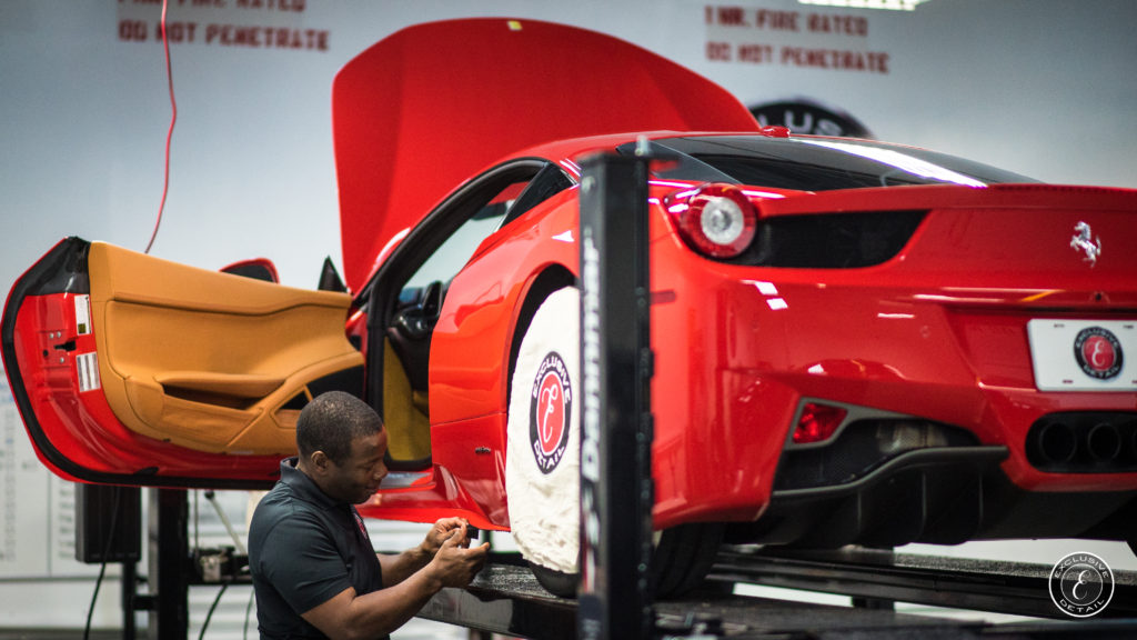 Ferrari 458 Italia Paint Protection Film Application