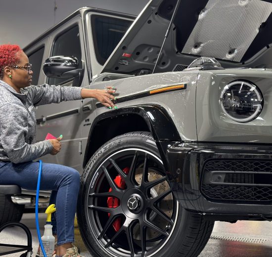 PPF work in progress Mercedes Benz G Class